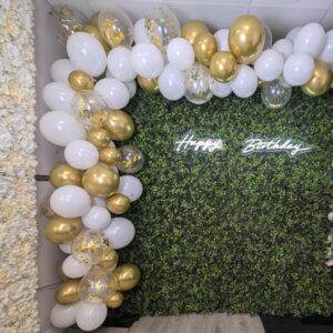 Green Flower Wall