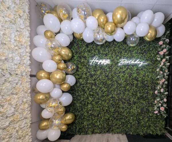 Green Flower Wall