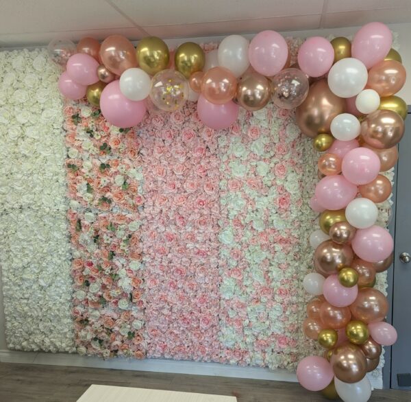 Pink Flower Wall - Image 4