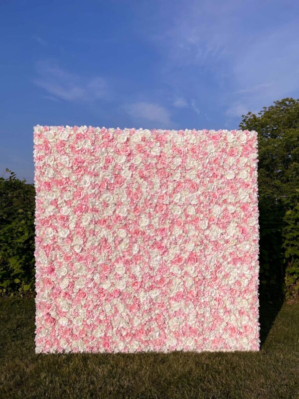 White and Pink Flower Wall - Image 3