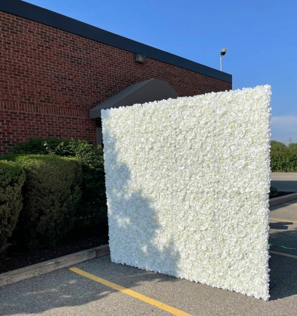 White Flower Wall
