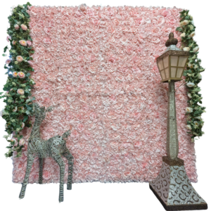 Pink Flower Wall