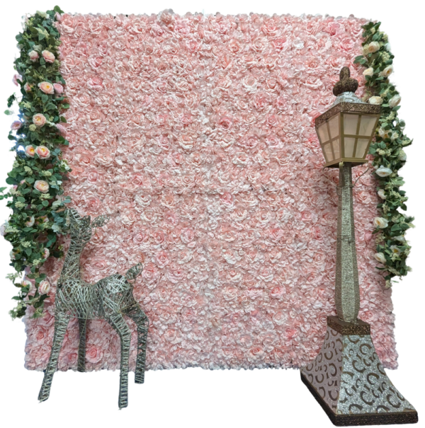 Pink Flower Wall