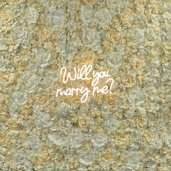 Champagne Flower Wall - Image 11